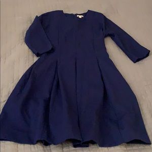 Royal blue work dress